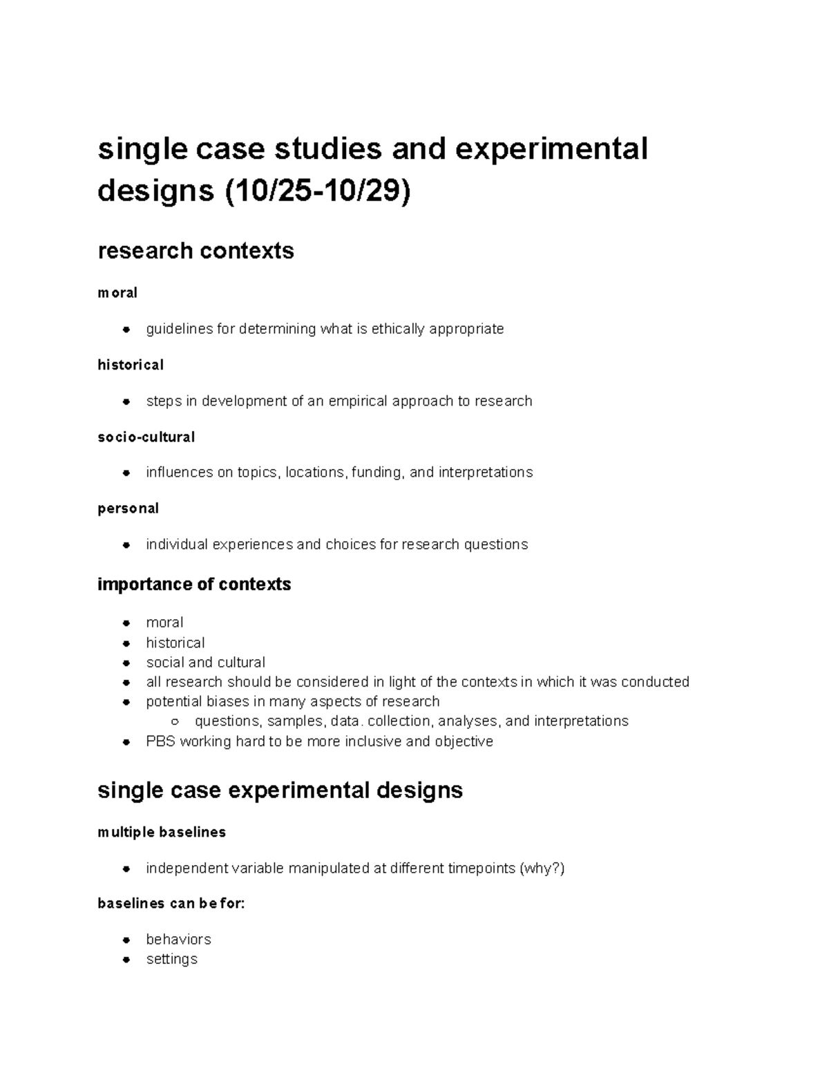 Single Case Studies And Experimental Designs - Single Case Studies And ...