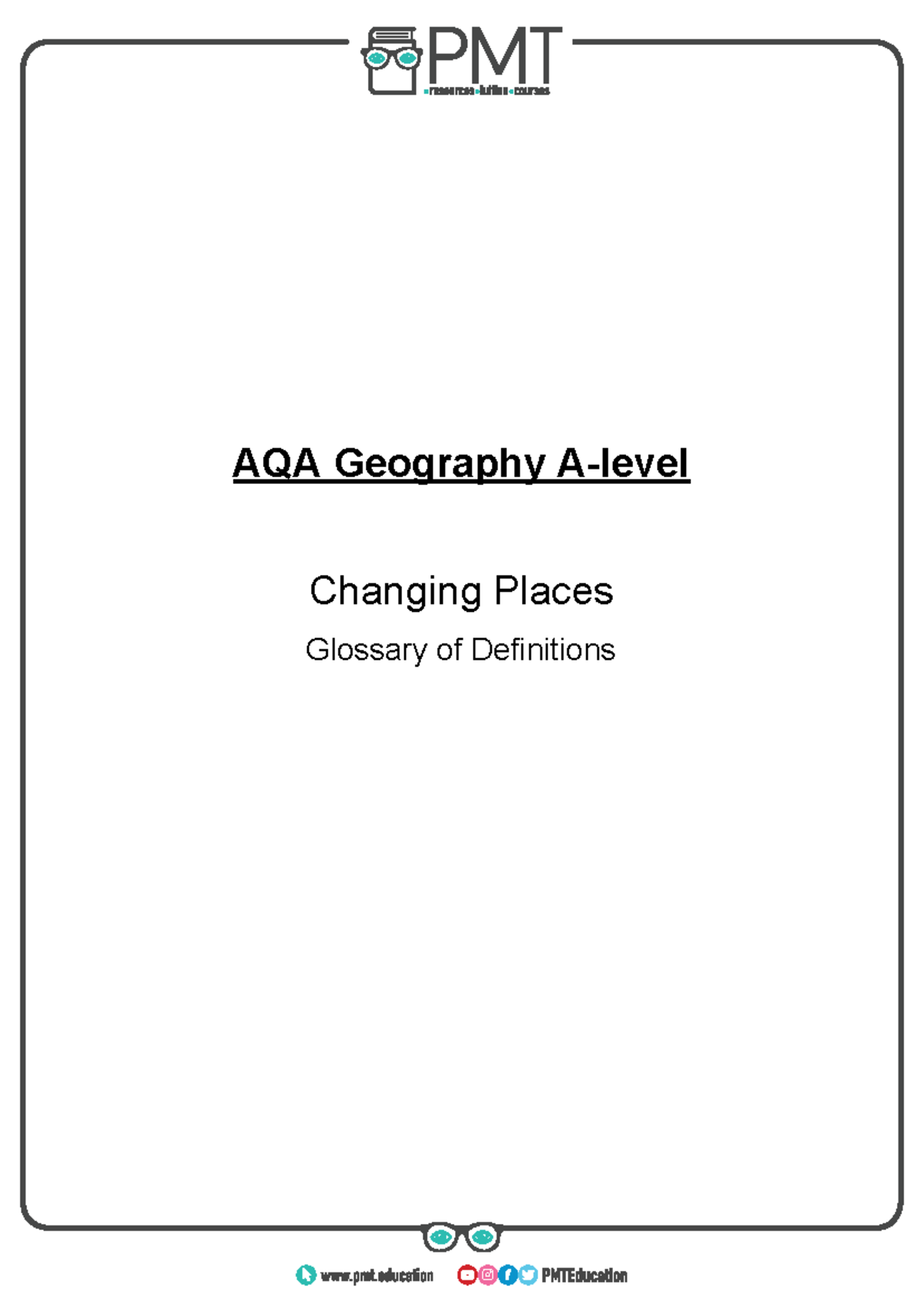 glossary-of-definitions-changing-places-aqa-geography-a-level-aqa