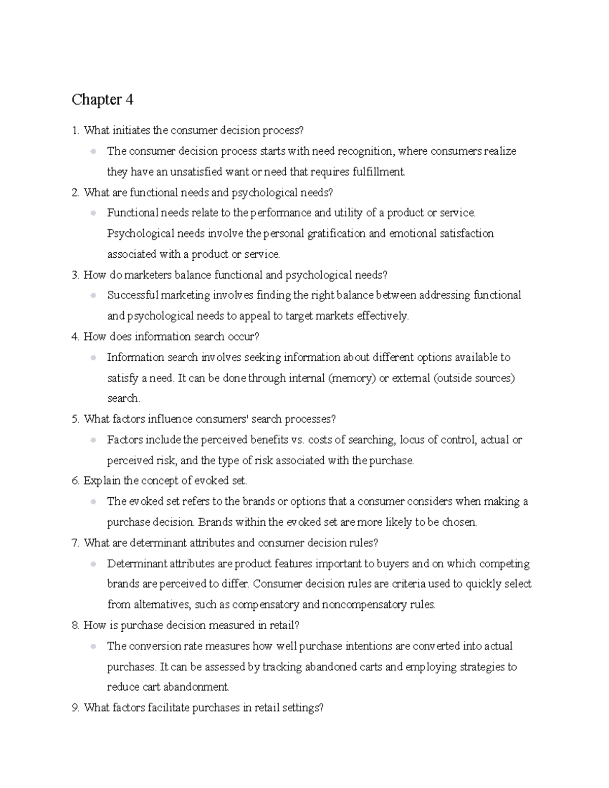 Chapter 4 - notes - Mcs1000 - U of G - Studocu