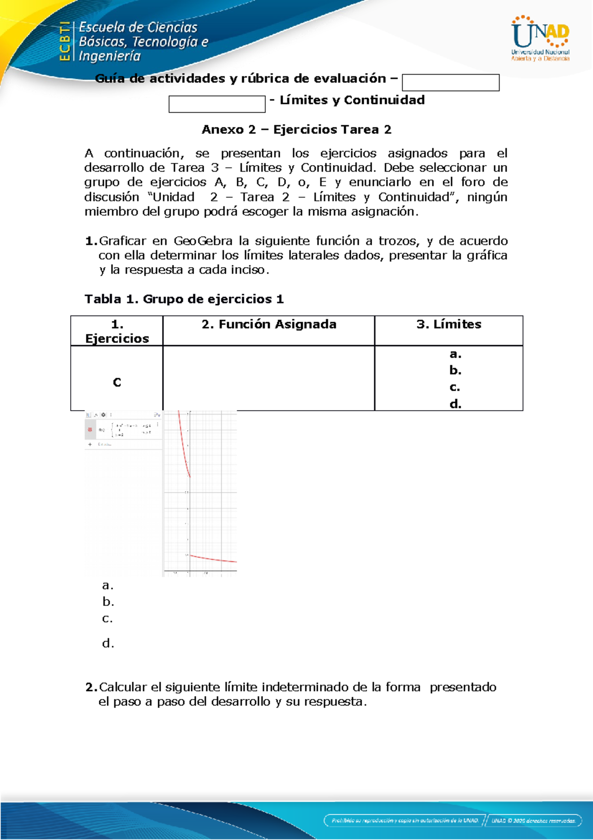 Anexo 2 - Ejercicios Tarea 2 - Guía De Actividades Y Rúbrica De ...