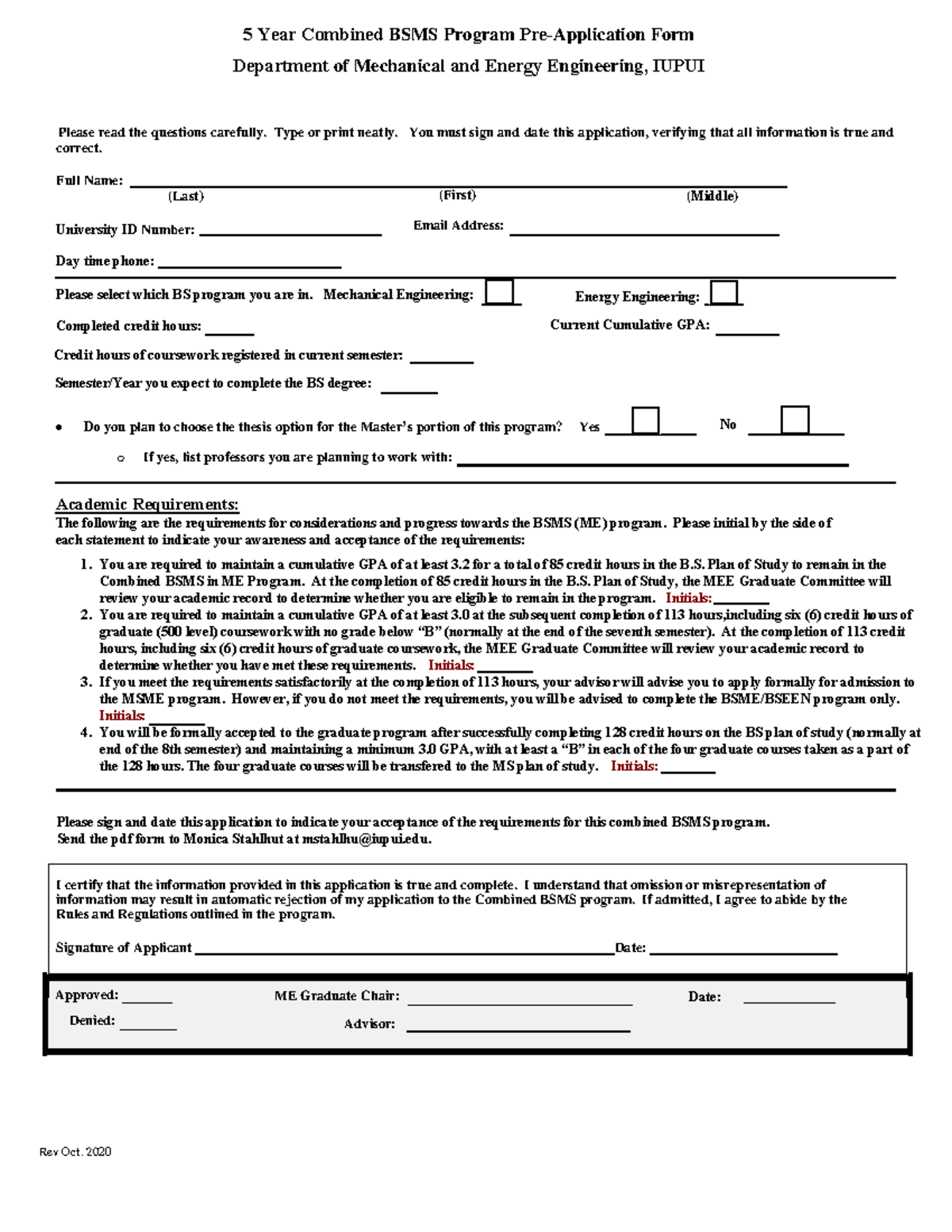 Combined Bsms Application- Iupui 2020-11-11 - Rev Oct. 2020 5 Year 