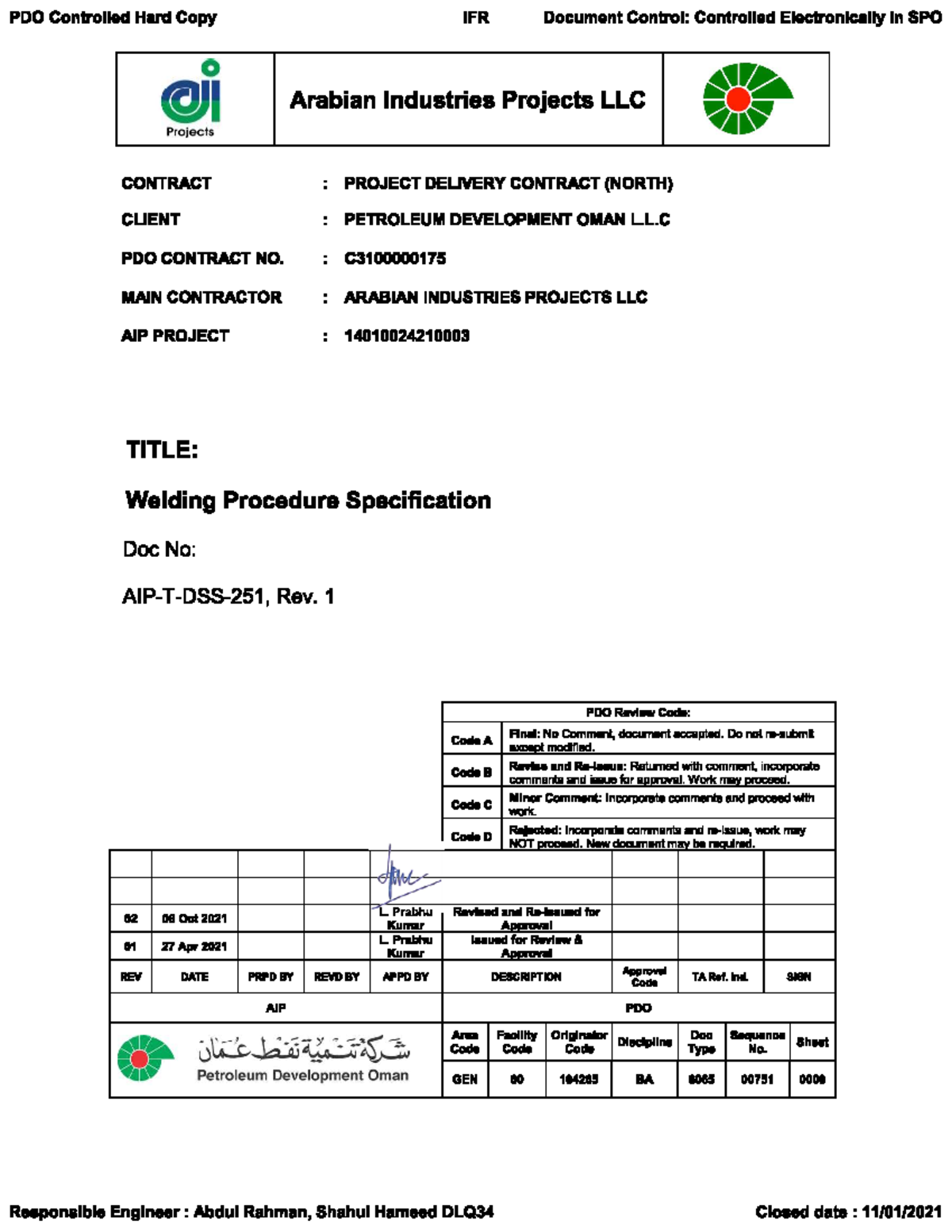 WPS251DSSCODE A WELDING PROFESSIONAL Technology Studocu