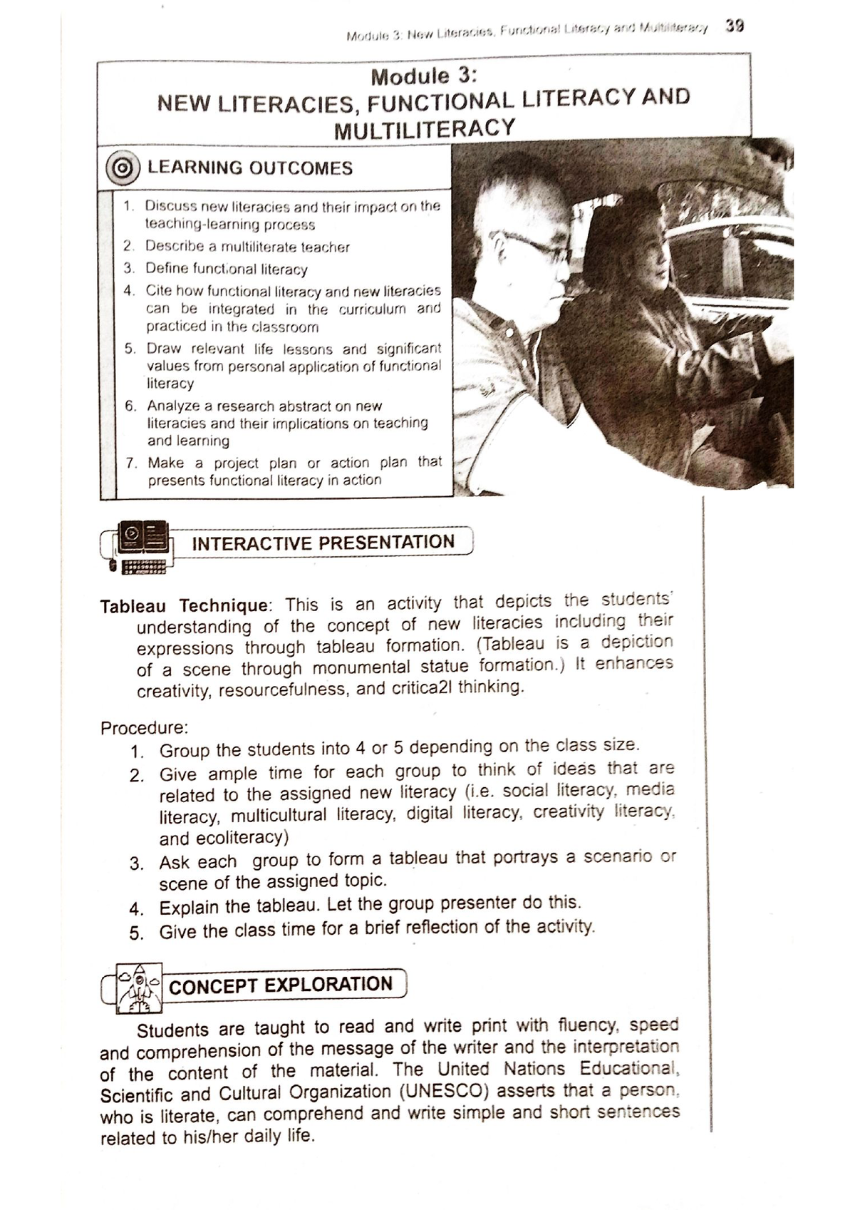 Module 3 Lesson New Literacies ,functional Literacy - Basic Education ...