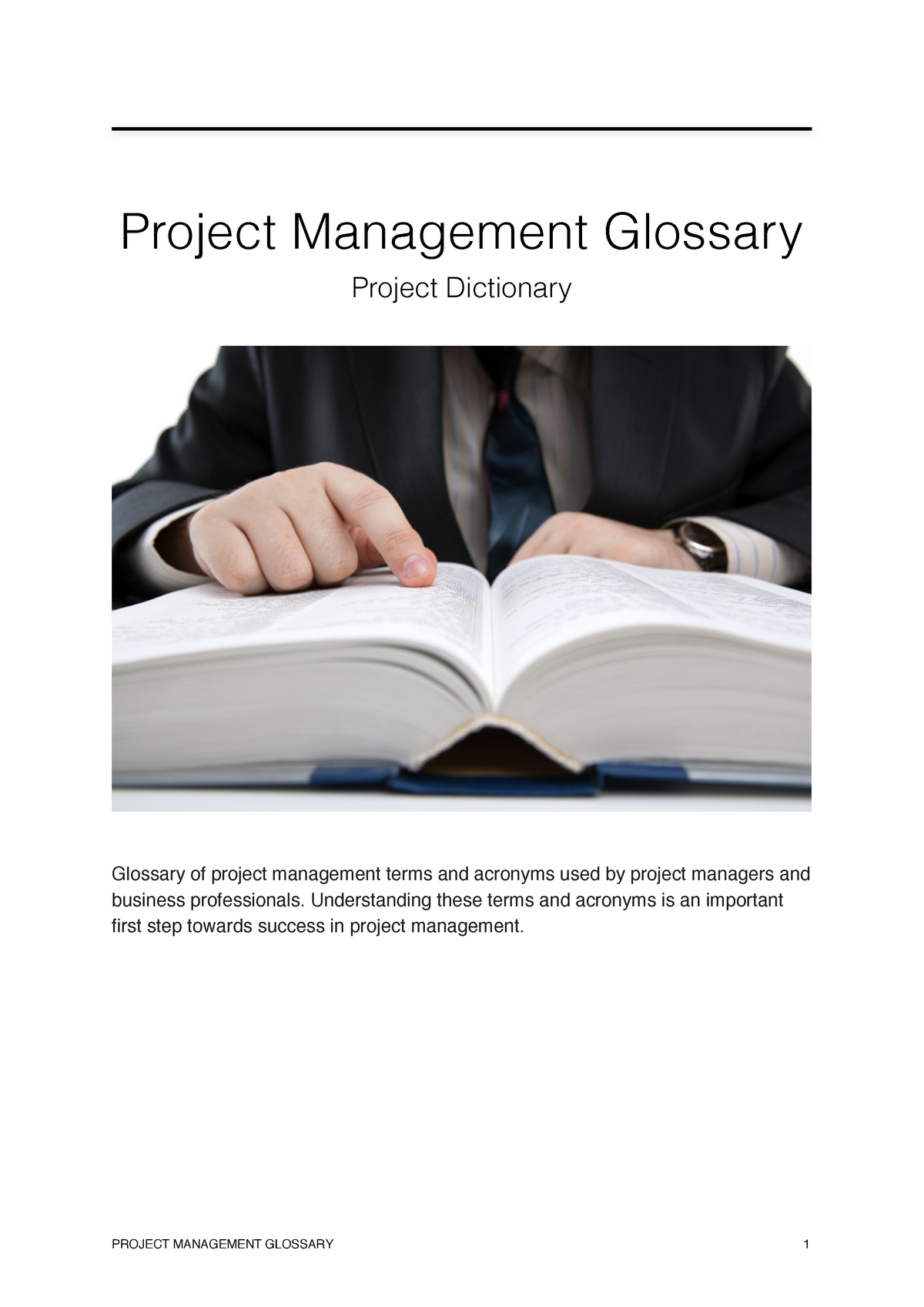 Project-management-glossary - ! Project Management Glossary Project ...