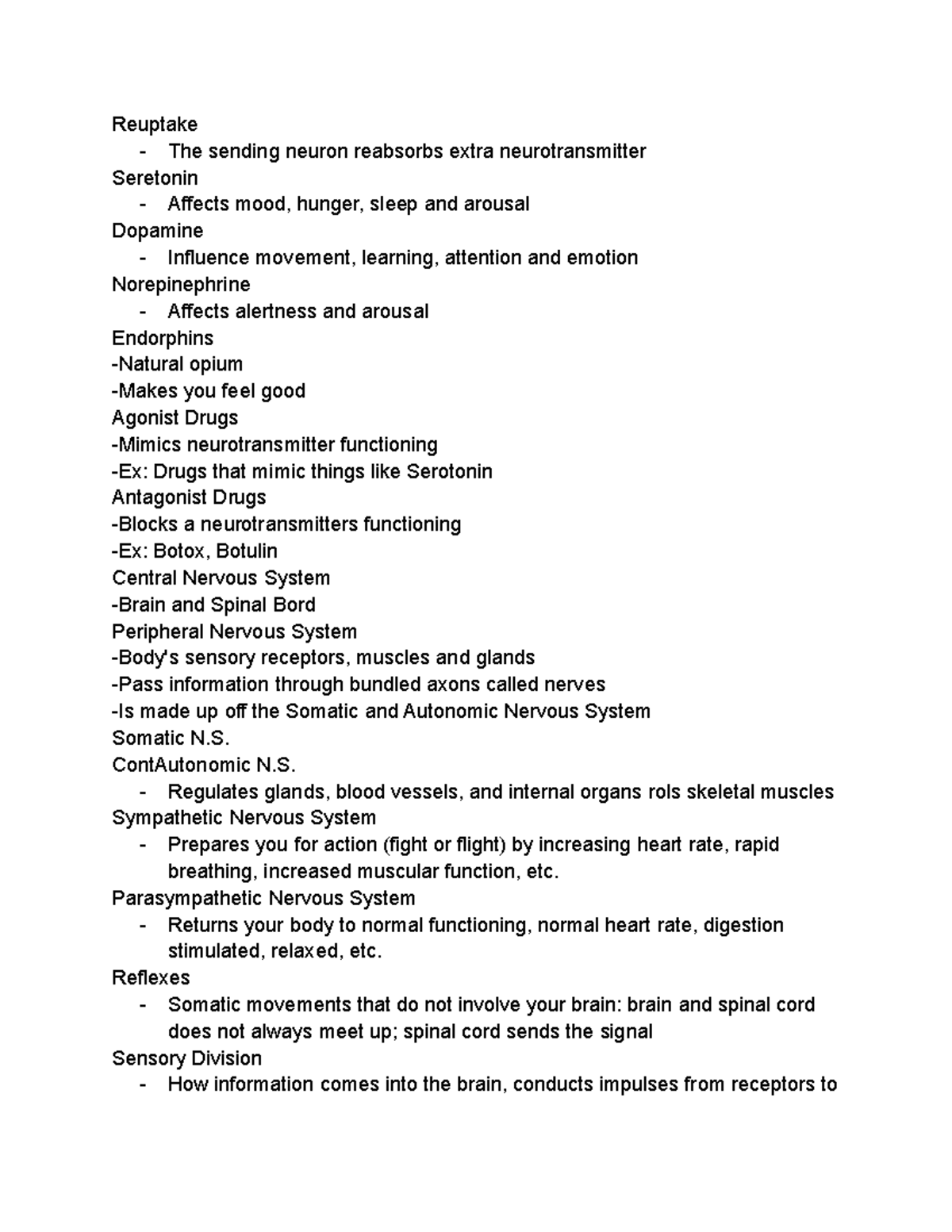 Aaaaa psychology 206 Definitions and notes taken directly from