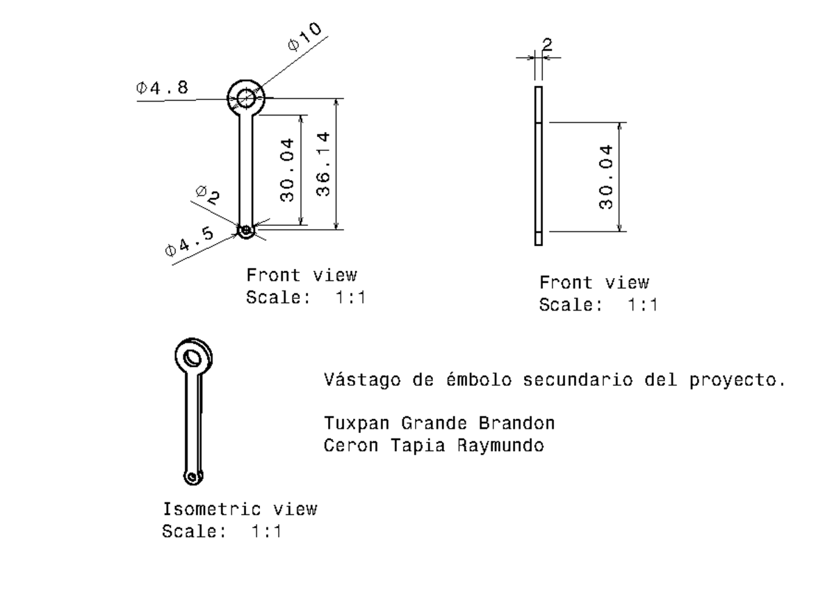 Vastago del embolo secundario - Manufactura asistida por computadora ...