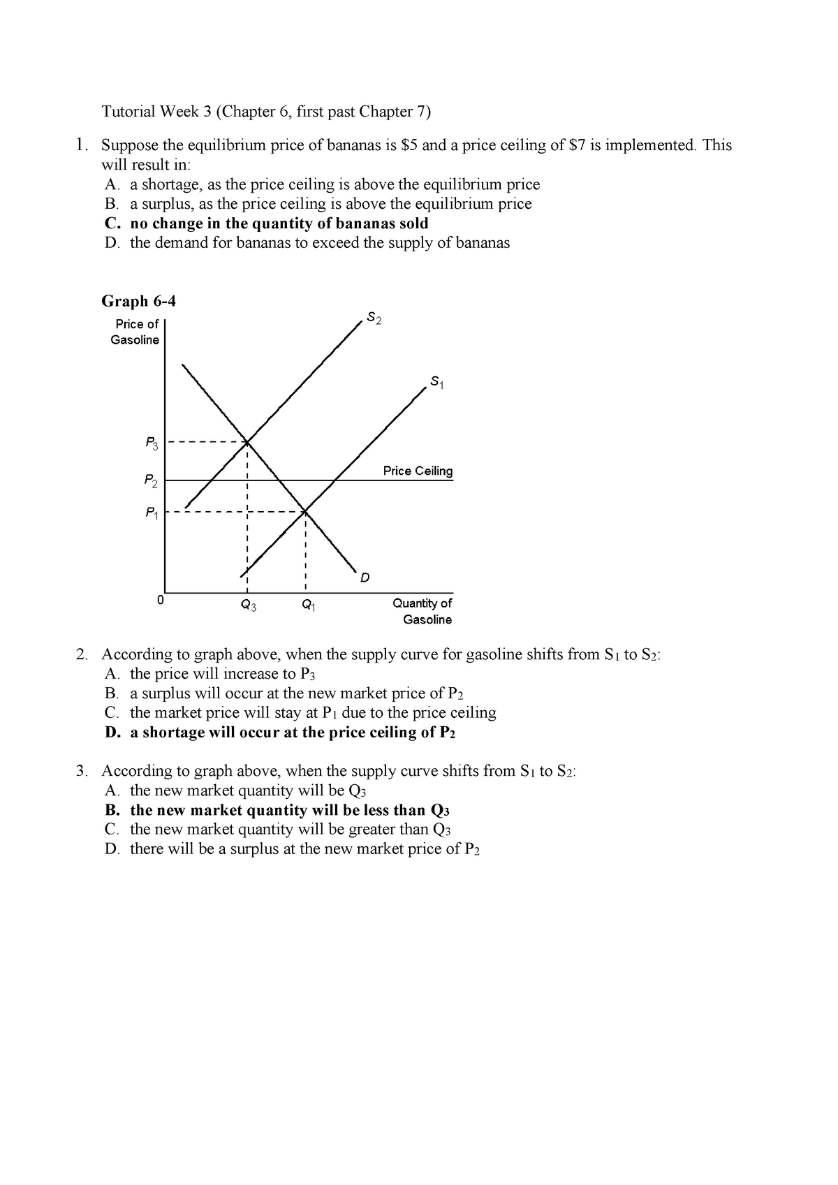 Tutorial 5 Solution Econ1101 Microeconomics 1 Anu Studocu