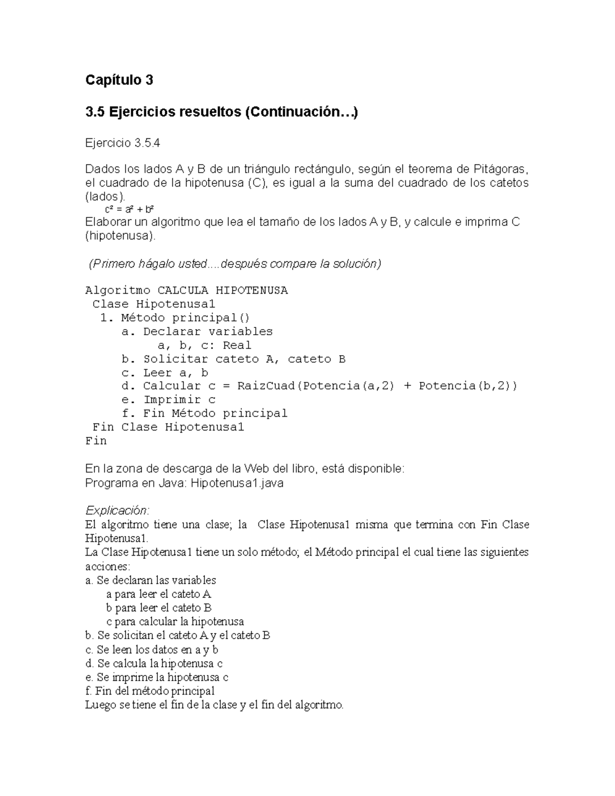 Libro OO 2da Ed Cap3 Web - ... - Capítulo 3 3 Ejercicios resueltos  (Continuación...) Ejercicio 3. - Studocu