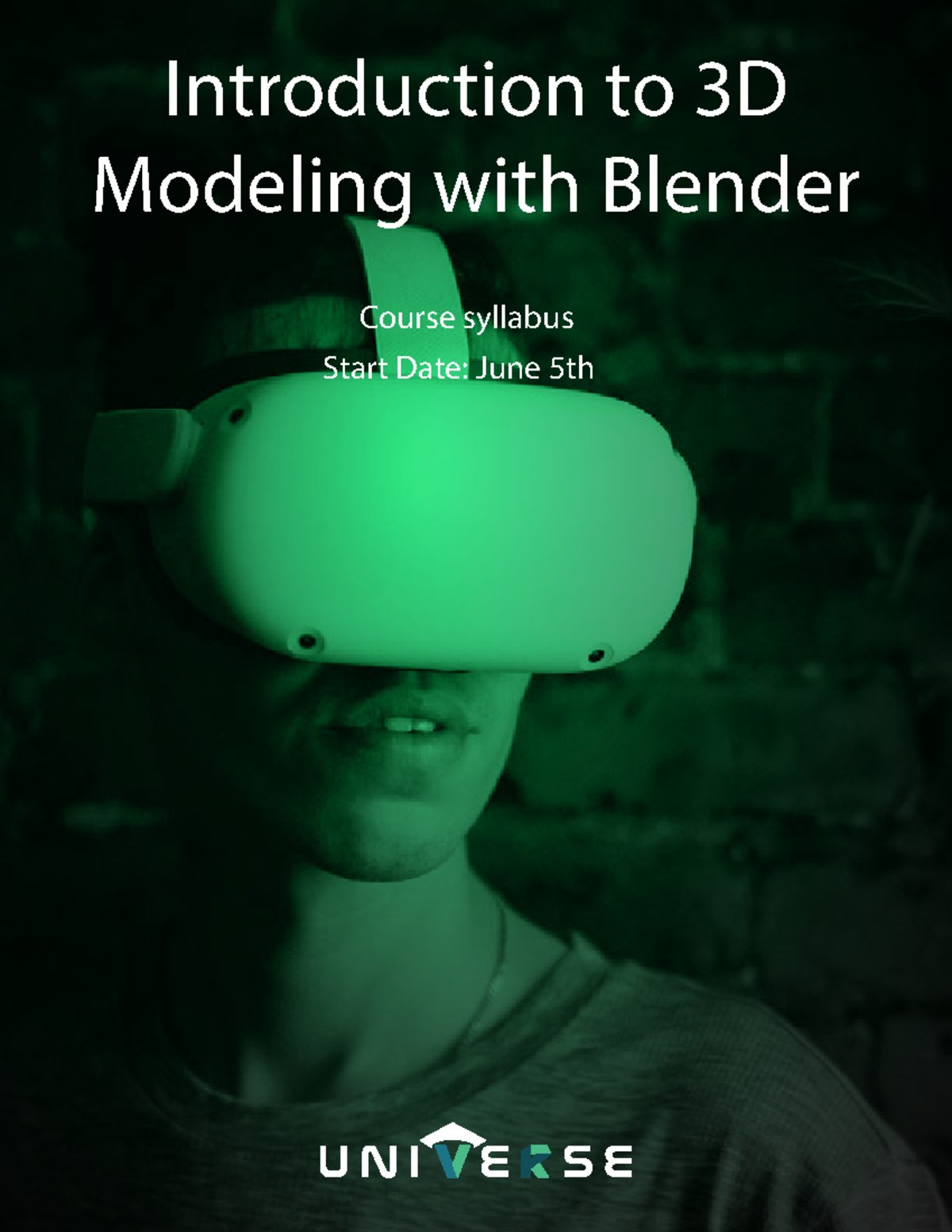 Blender Class Syllabus - Course syllabus Introduction to 3D Modeling ...