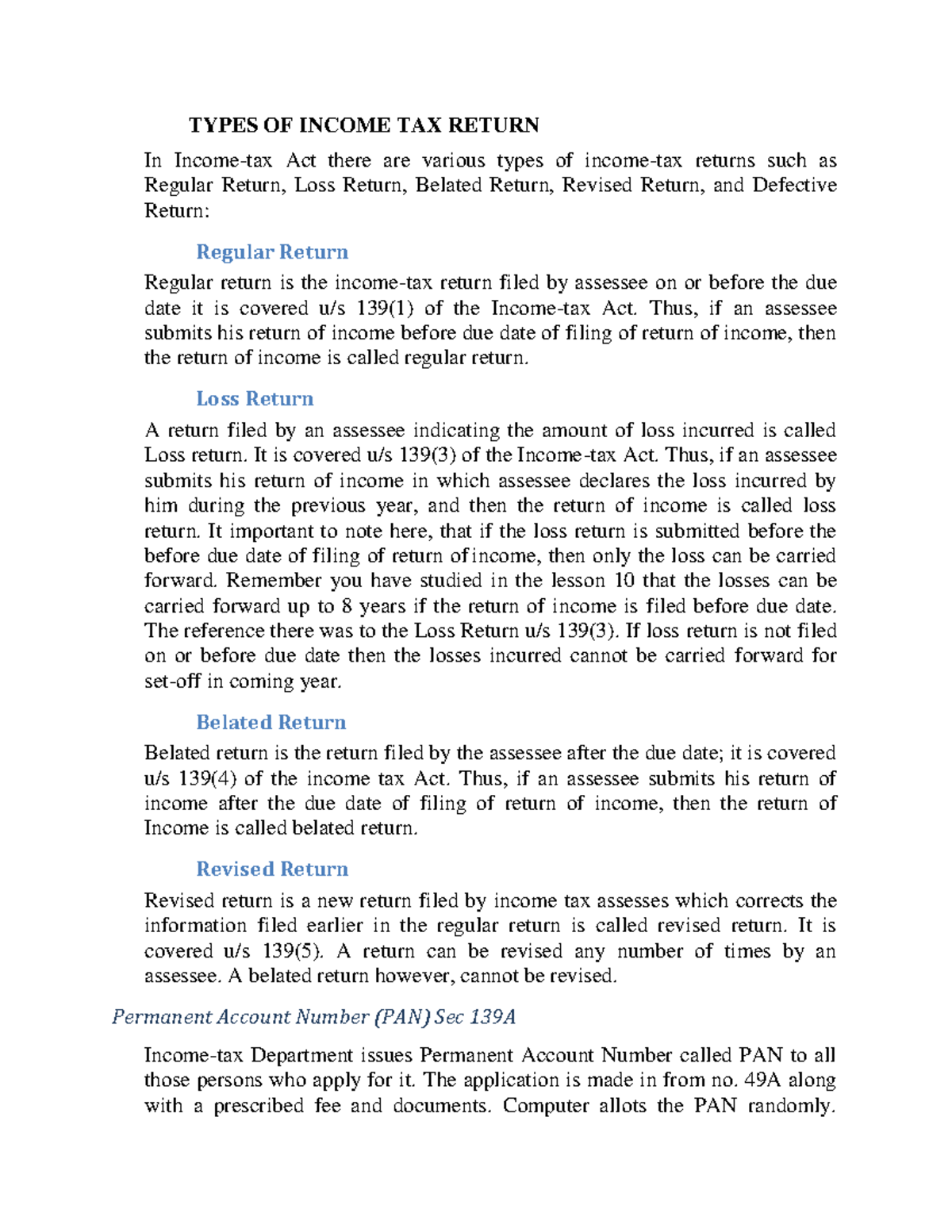 types-of-income-tax-return-types-of-income-tax-return-in-income-tax