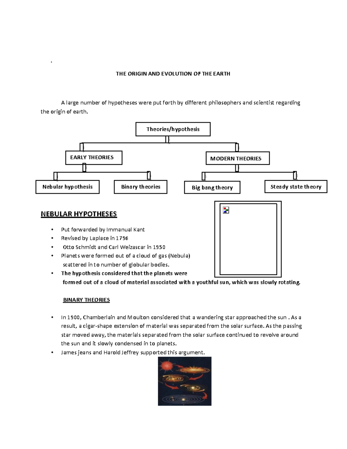 THE Origin AND Evolution OF THE Earth - Chapter 2 THE ORIGIN AND ...