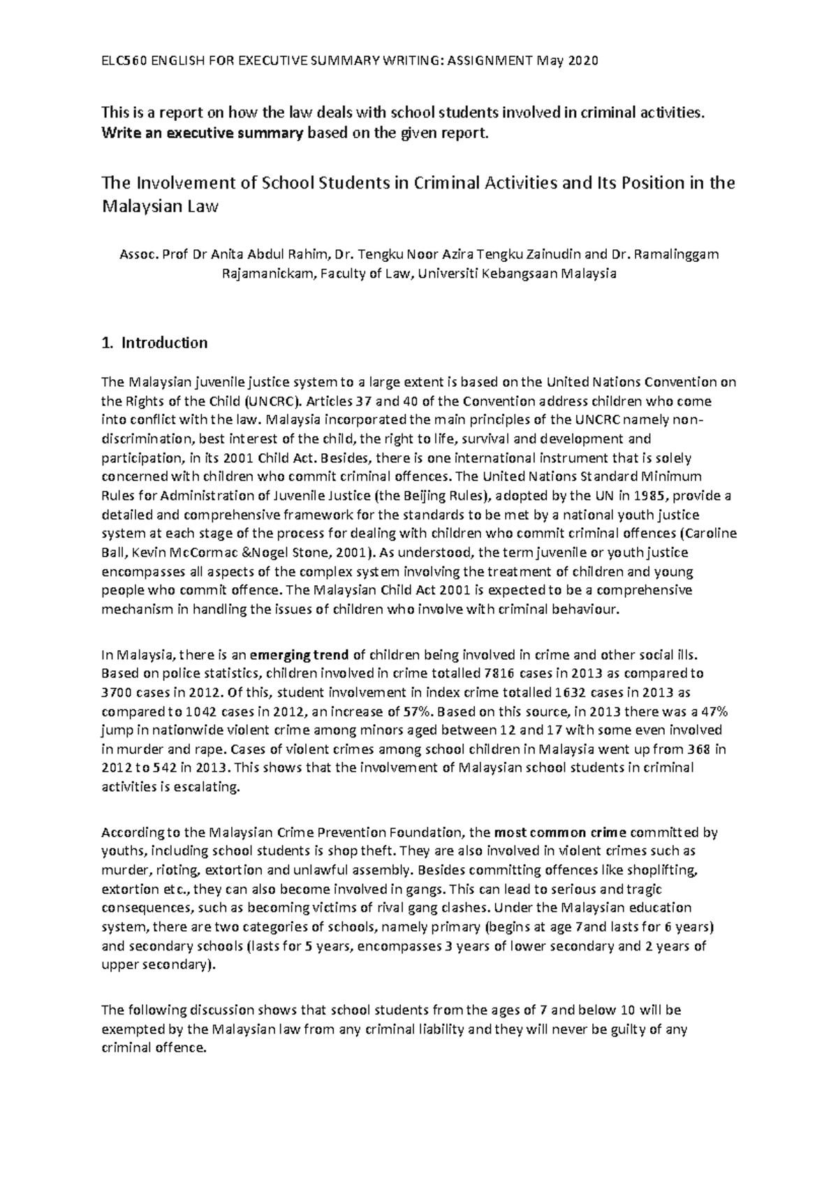 es-executive-summary-this-is-a-report-on-how-the-law-deals-with