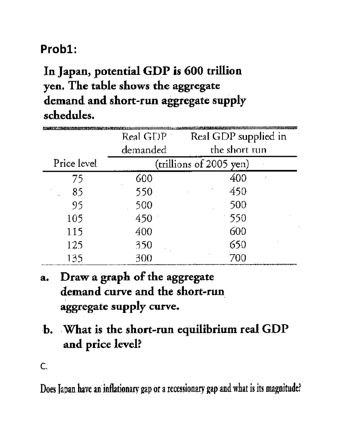 Ch10-Problems - Chapter 10 Problem Sets With Solutions - ECON 102 ...