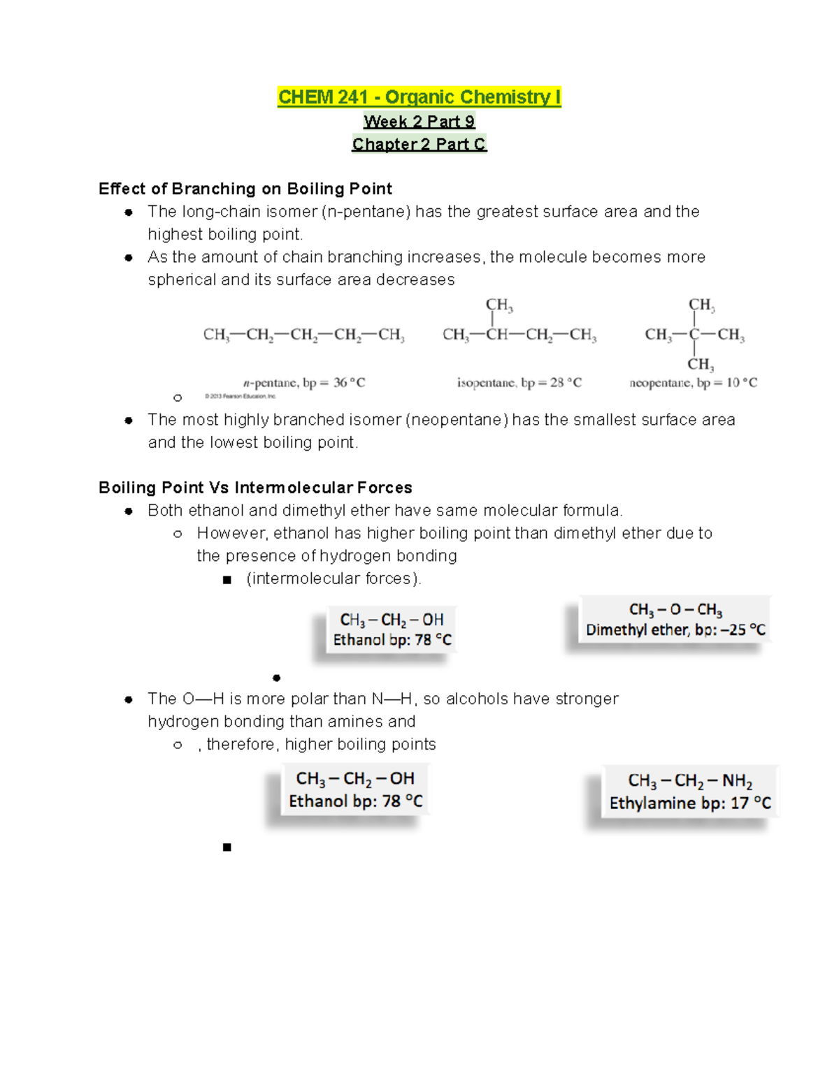 CHEM 241 Lecture Notes Week 2 Part 9- Chapter 2 Part C Notes - CHEM 241 ...