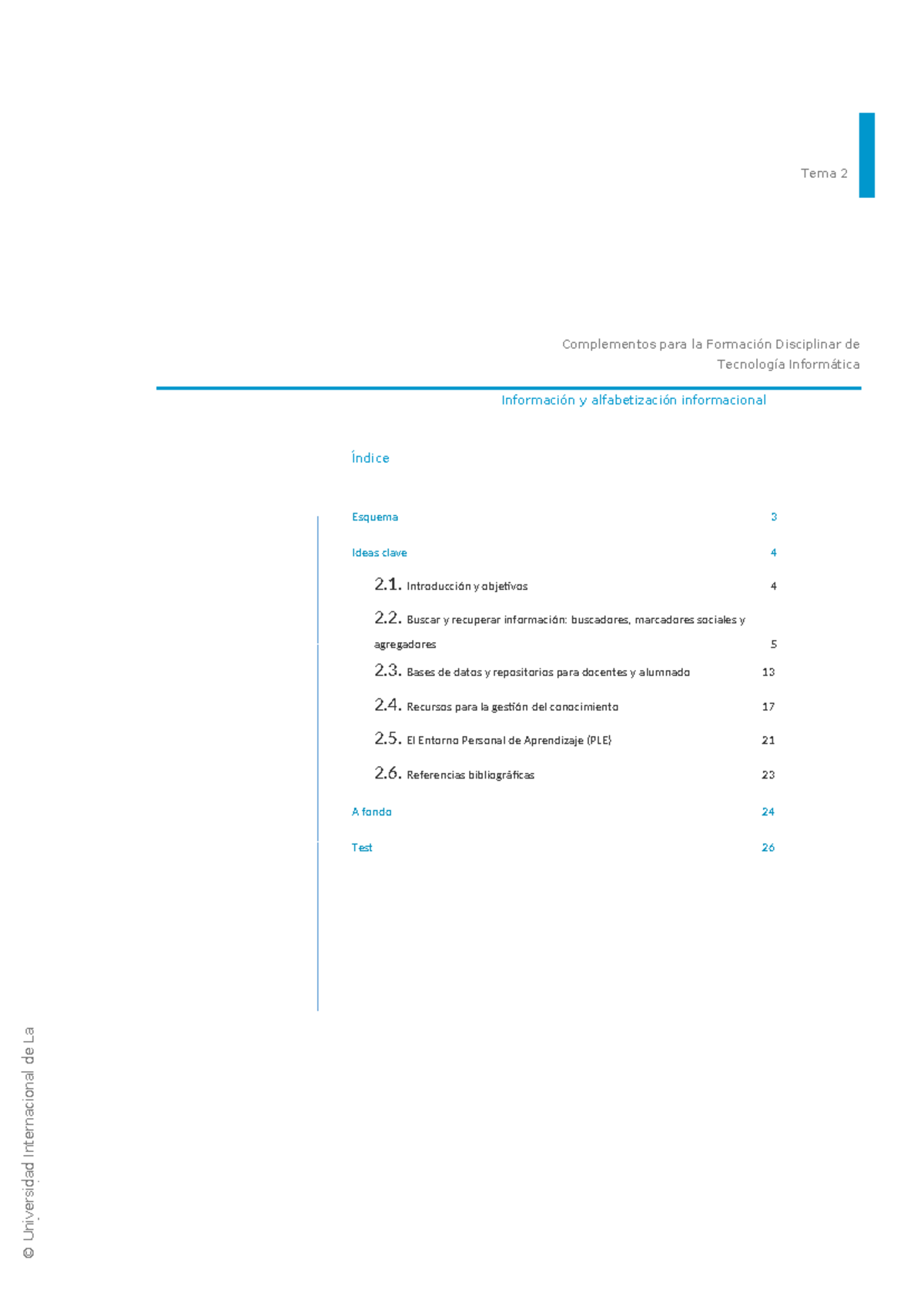 Tema2 - tema 2 - Tema 2 Complementos para la Formación Disciplinar de ...