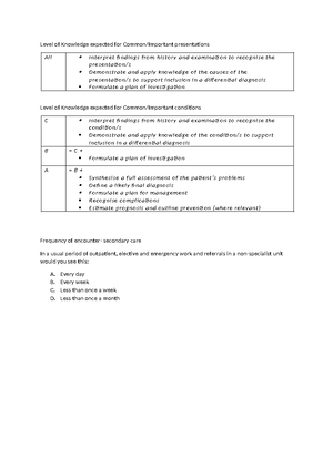 Past MBChB4 + 5 Paper With Answers - MBChB Year 4 &amp; 5 Past Papers ...