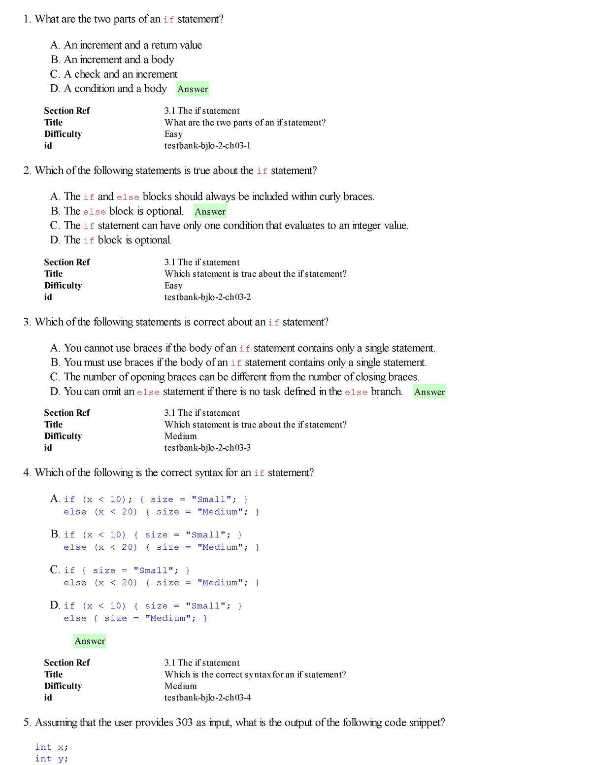 jclo-3-ch03-ch-3-1-what-are-the-two-parts-of-an-if-statement-a