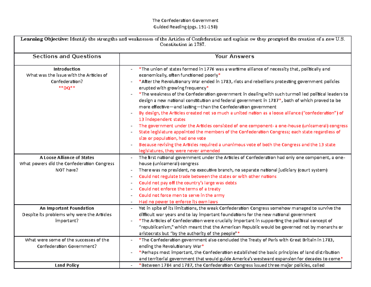 Chapter Six Guided Reading - APWH99 - Coastal Carolina - Studocu