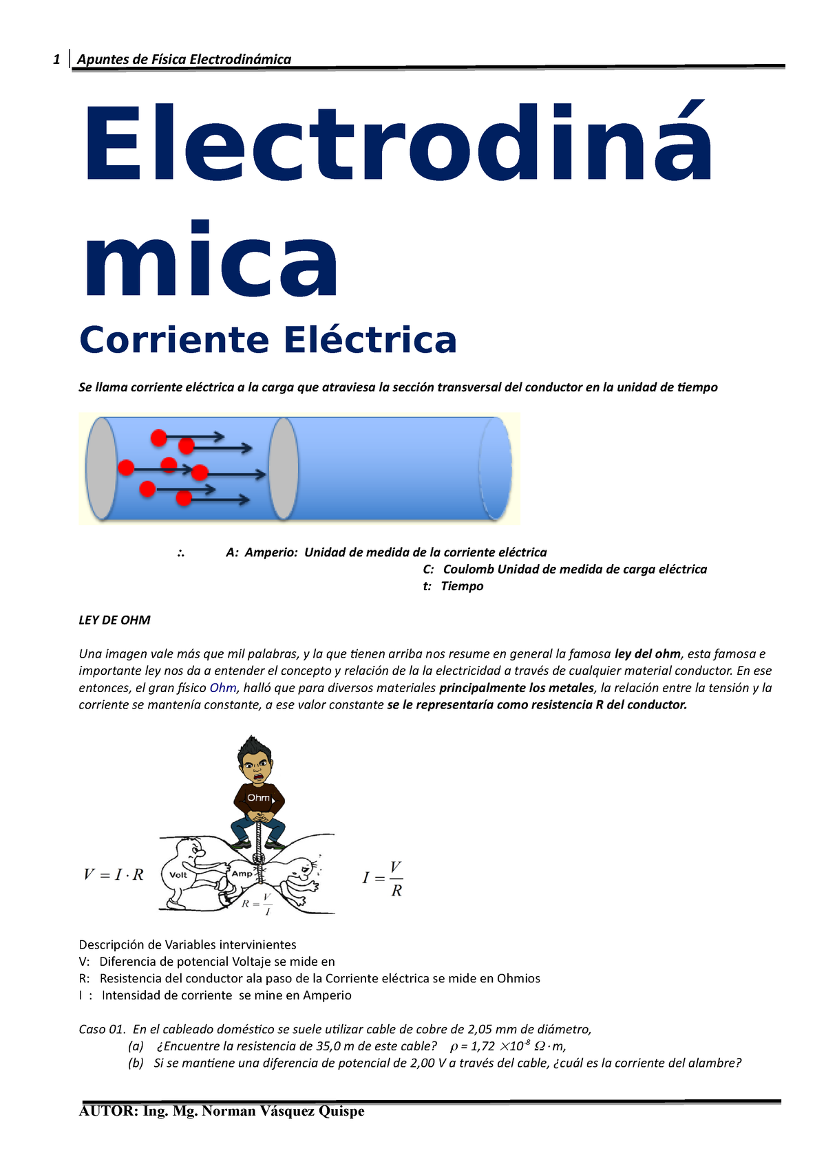 SAP14 Electrodinamica Ley De Omh - Electrodiná Mica Corriente Eléctrica ...