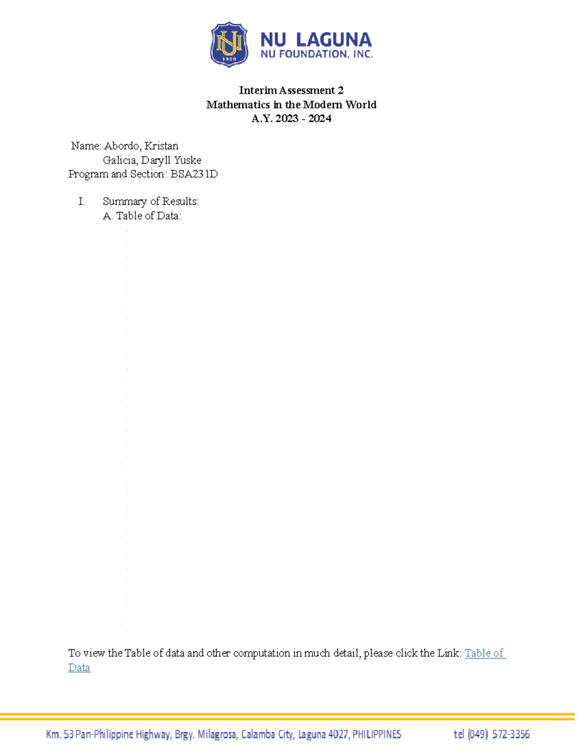 Interim 2 Mathworl Abordogalicia - Interim Assessment 2 Mathematics in ...