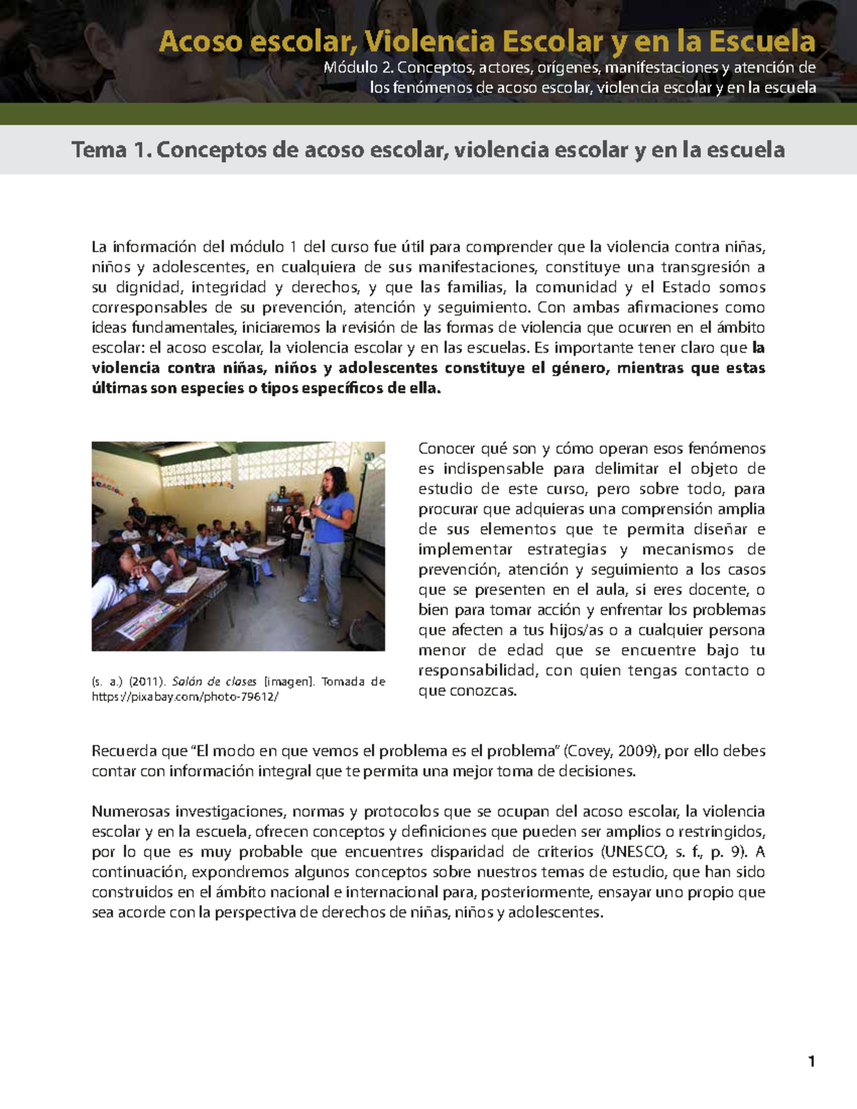 M2 t1 acoso violencia - material - Acoso escolar, Violencia Escolar y ...