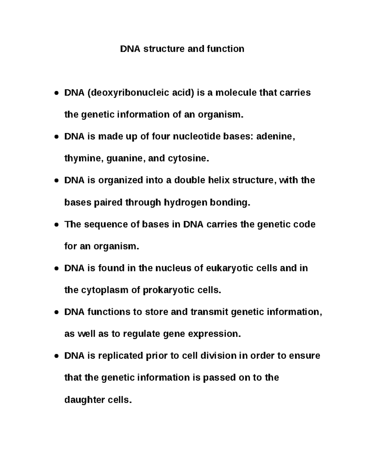 dna-structure-and-function-google-docs-dna-structure-and-function