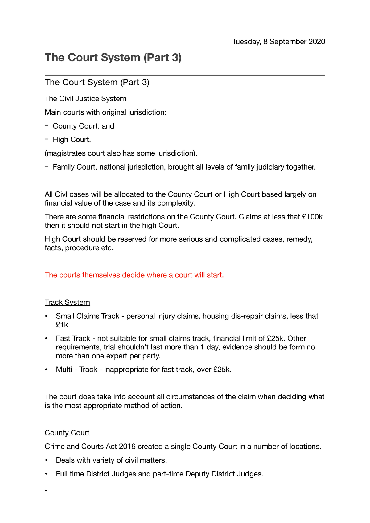 week 3 assignment the courts function and role