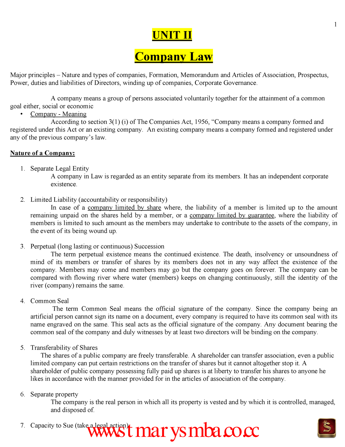 company law dissertation pdf