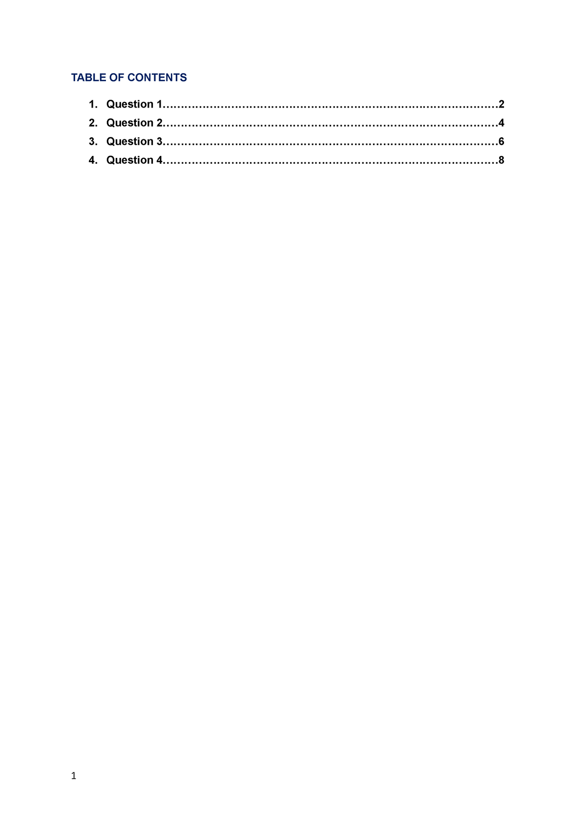 MAS Tutorial Long Questions - TABLE OF CONTENTS Question - Studocu