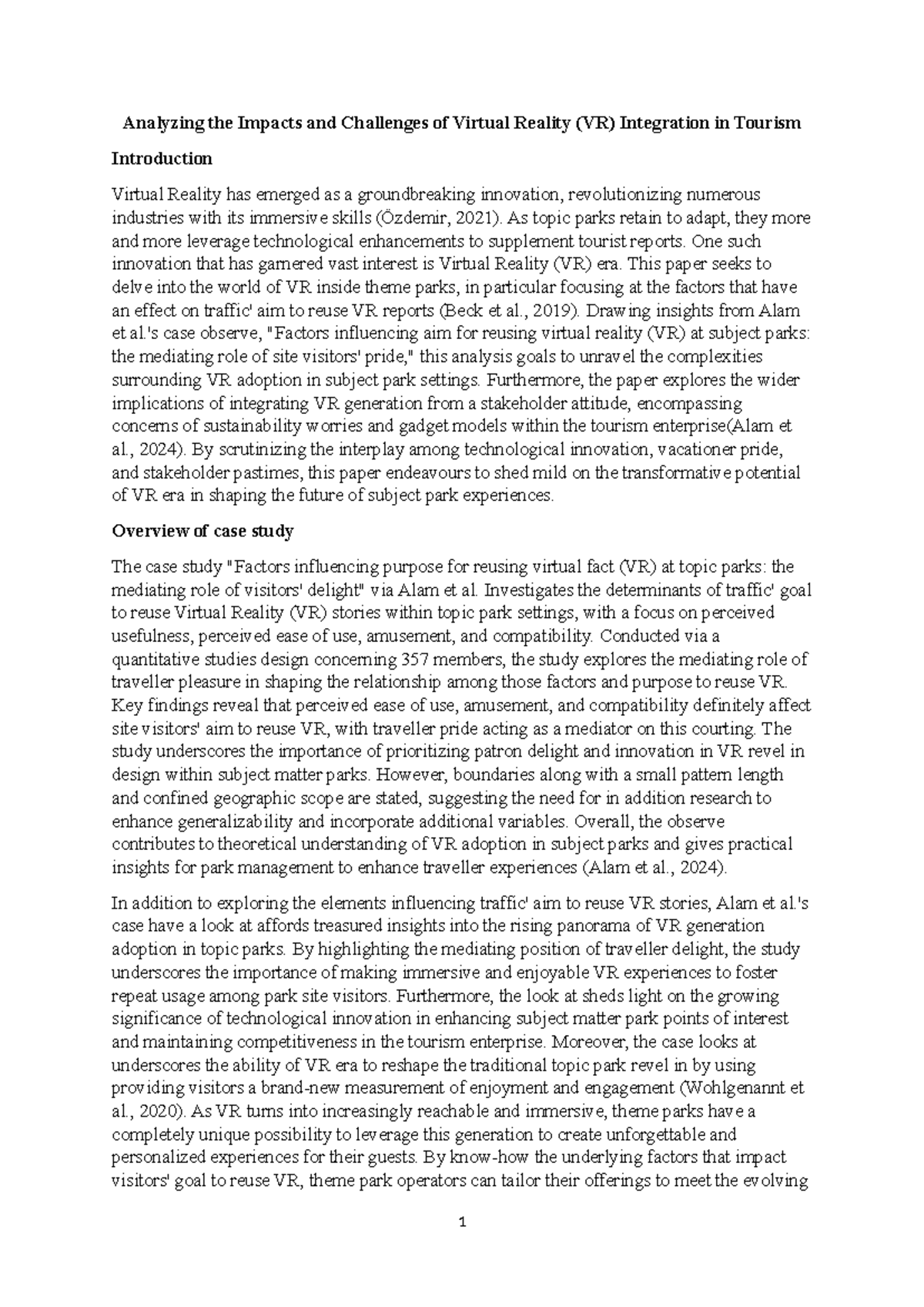 VR innovation - Analyzing the Impacts and Challenges of Virtual Reality ...