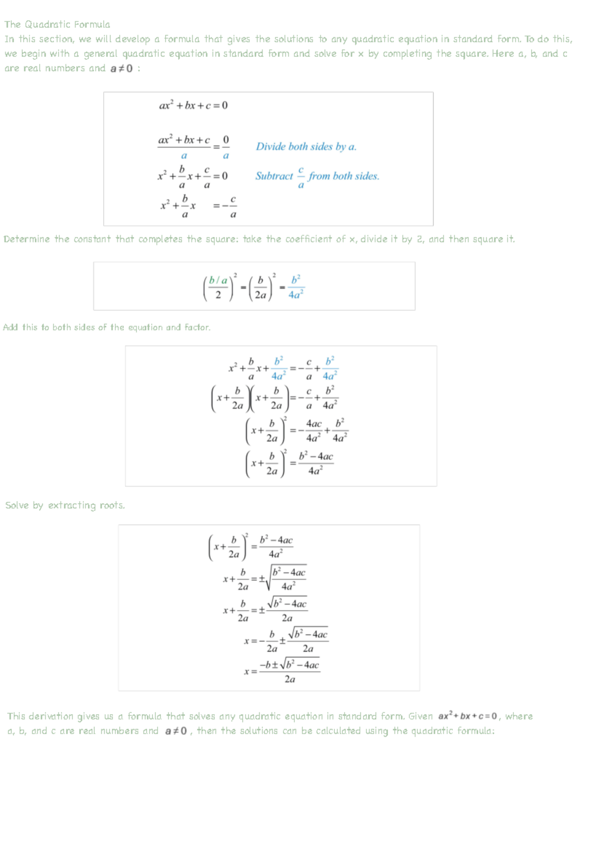 apply-the-quadratic-formula-the-quadratic-formula-in-this-section-we