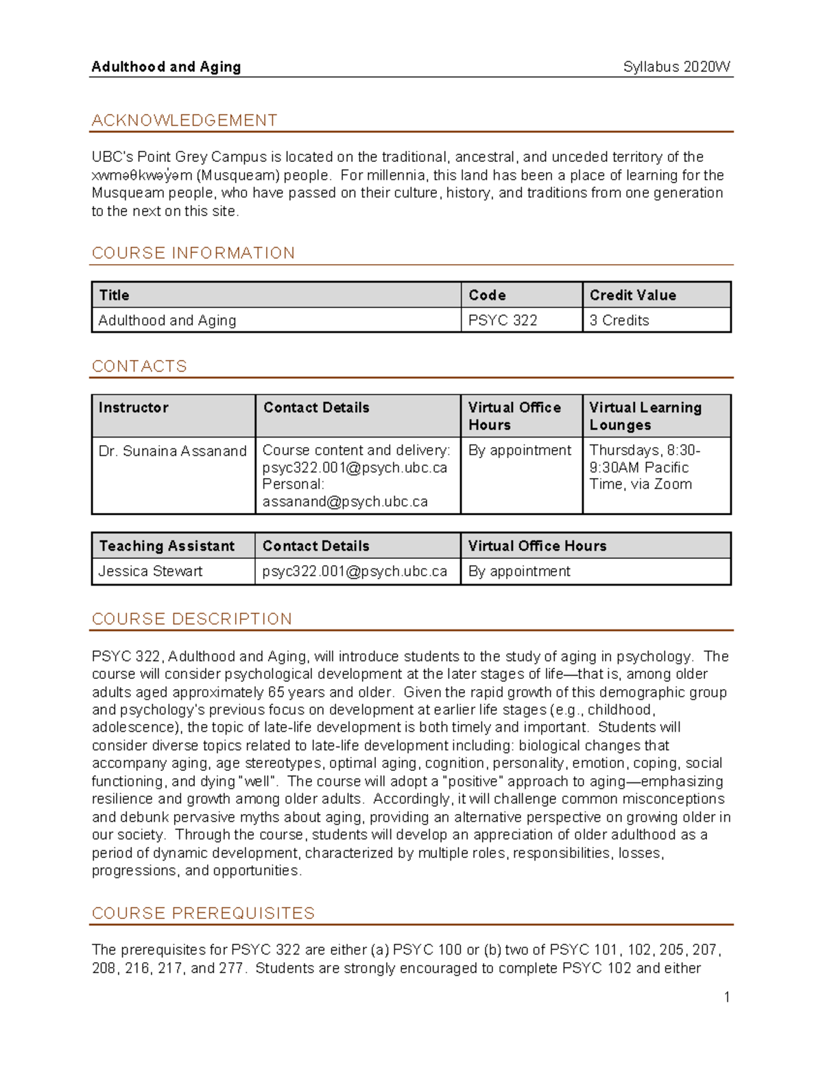 Syllabus 001 - Warning: TT: undefined function: 32 ACKNOWLEDGEMENT UBC ...