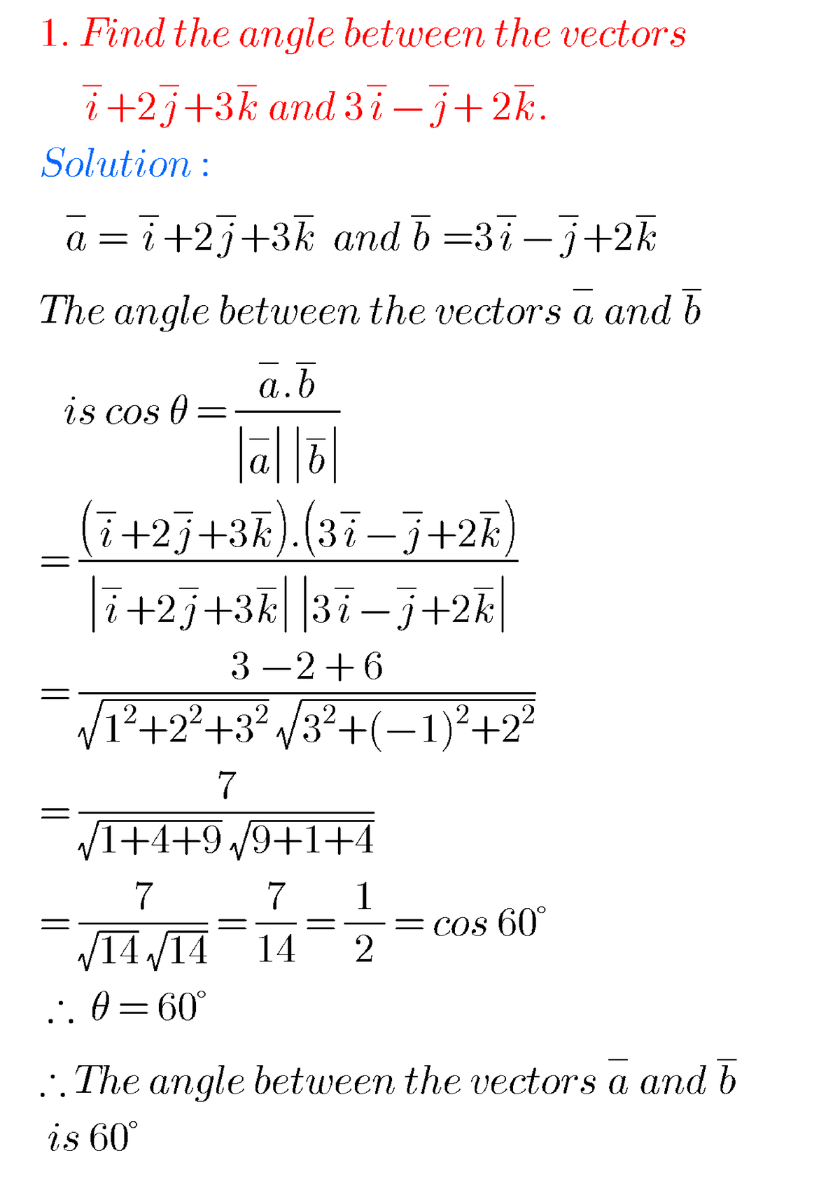 Vector Algebra Product Vector - Mathematics - Studocu