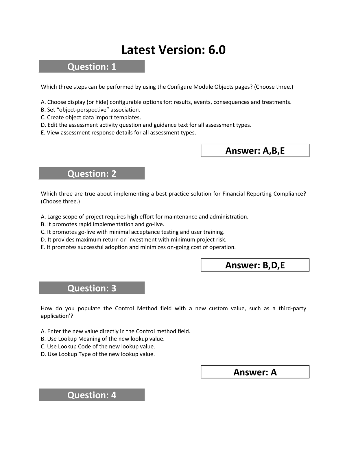 New 1z0-1058-22 Exam Papers