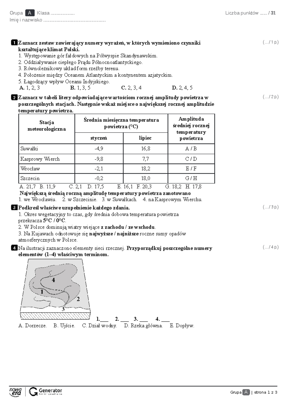 środowisko Przyrodnicze Polski Sprawdzian Cz.2 www.studocu.com