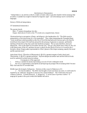 BIBL 480 Notes-1 - BIBL 480 Notes-1 (1).docx - BIBL 480 Notes 8/ 20