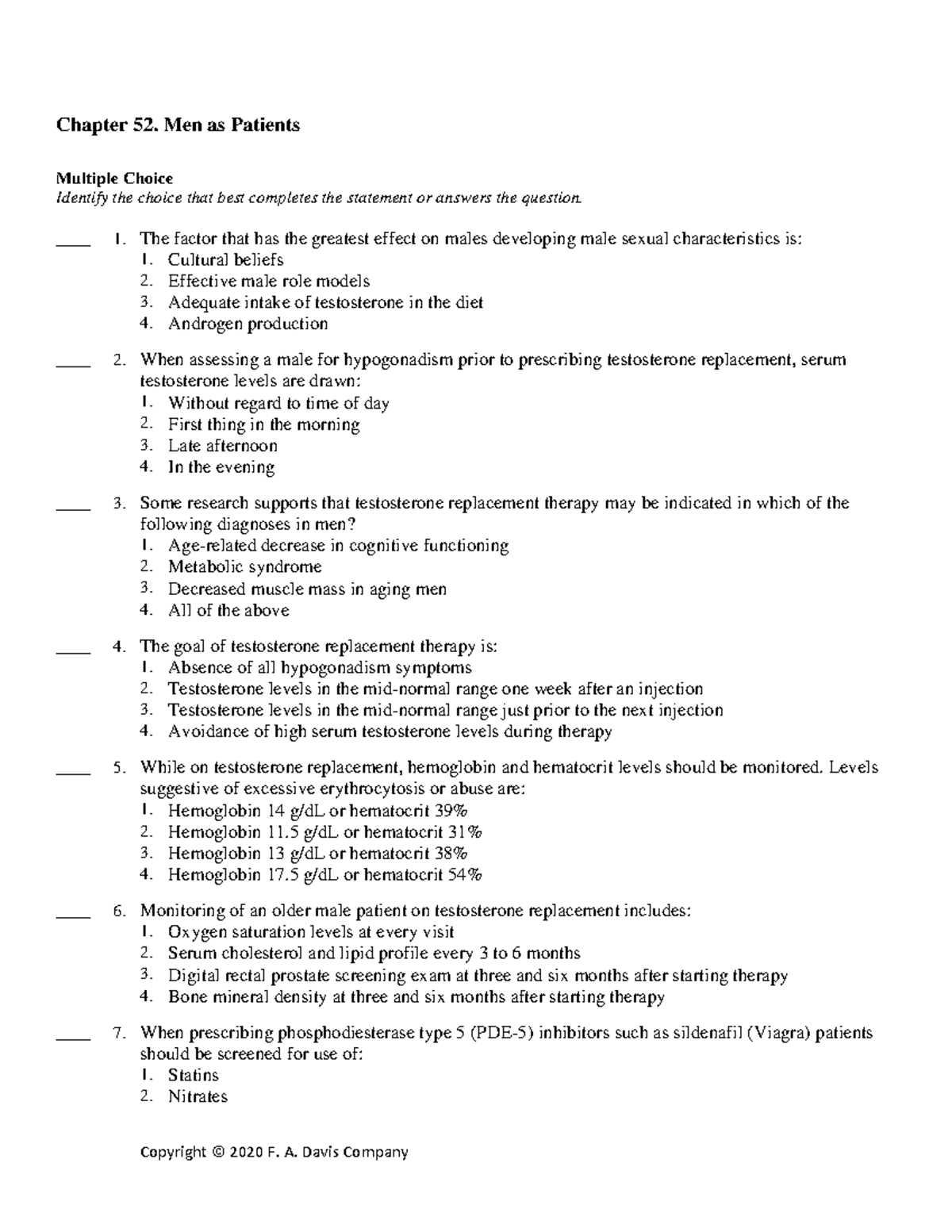 chapter-52-practice-test-questions-copyright-2020-f-a-davis