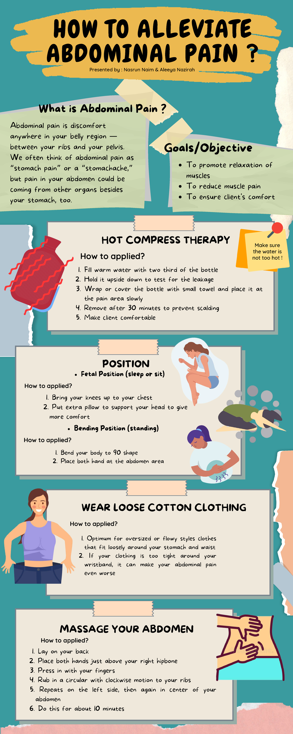 Infographic Health Education - To promote relaxation of muscles To ...