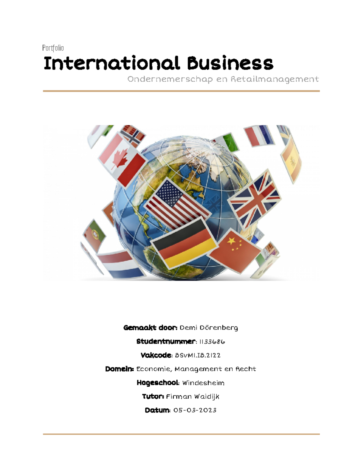 Portfolio Interational Business - Portfolio International Business ...