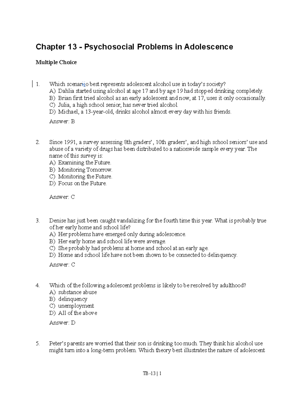 What Are Psychosocial Problems In Adolescence