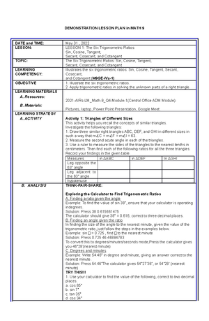 Ibong Tiririt MATH 1 - Hsb - MATH & ENG ECO GENERAL EVALUATION EXAM ...