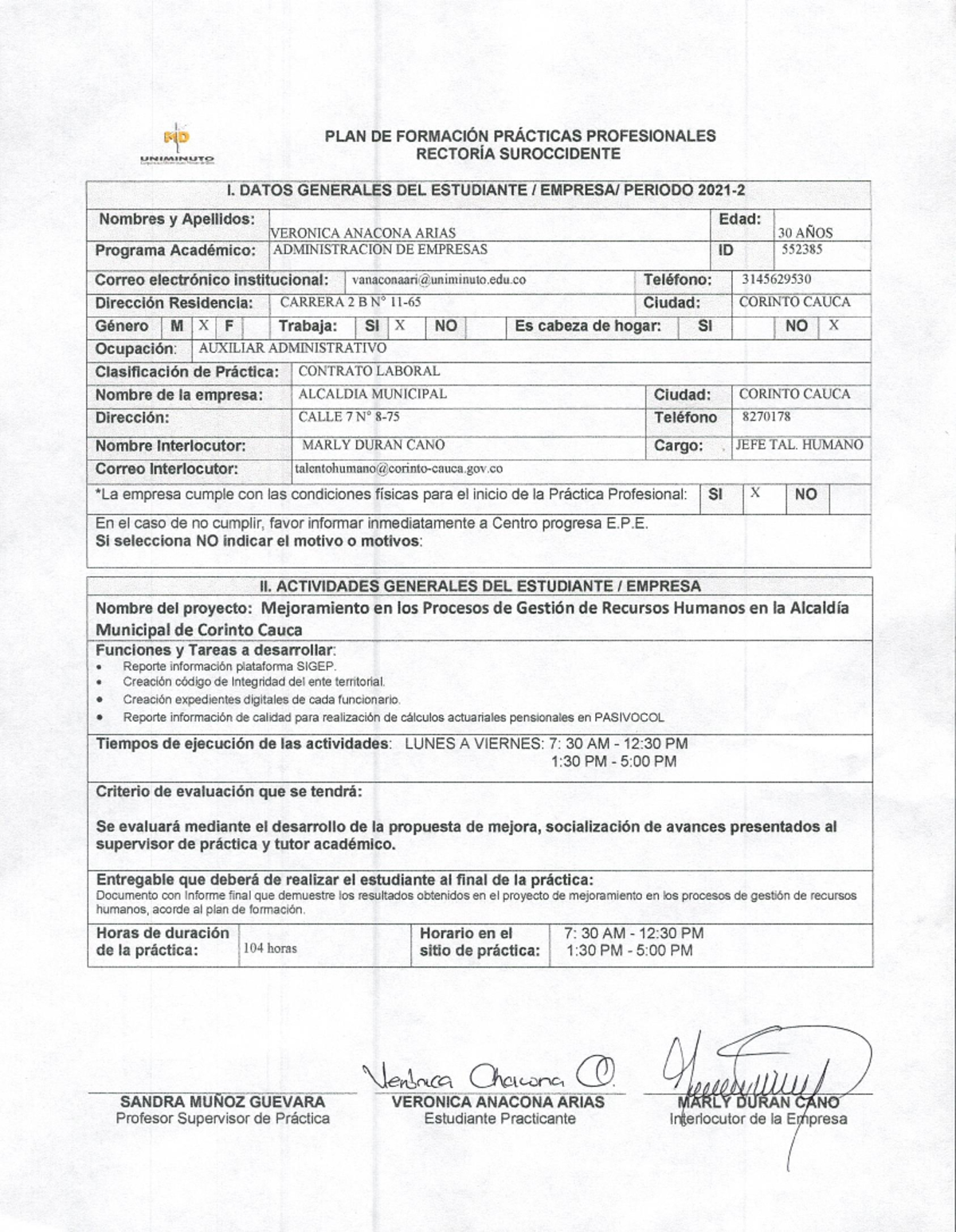 plan-de-formacion-practicas-profesionales-practica-profesional-studocu