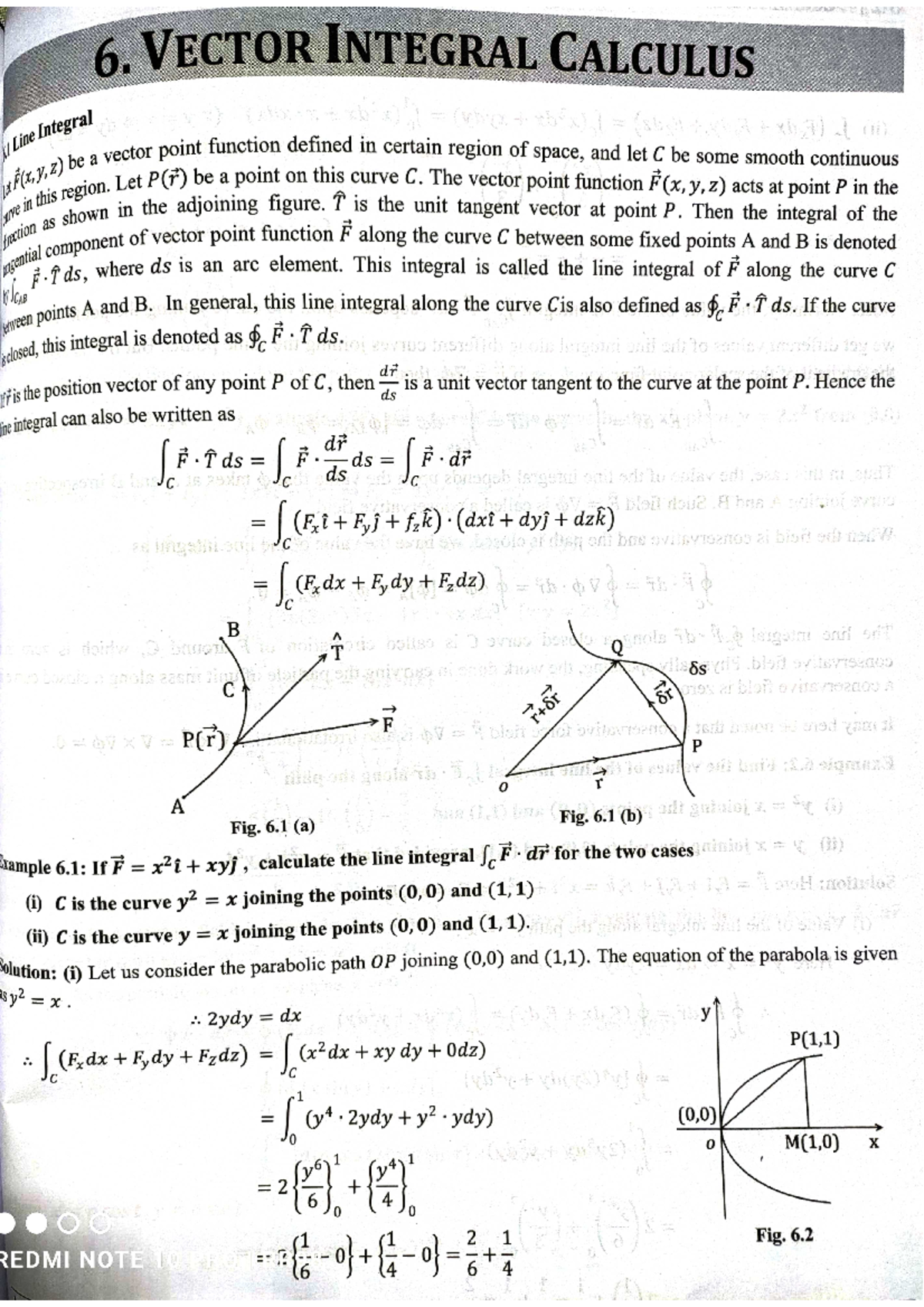 5 Vector Integral - M2 notes - Mathematical Foundation For Computer ...