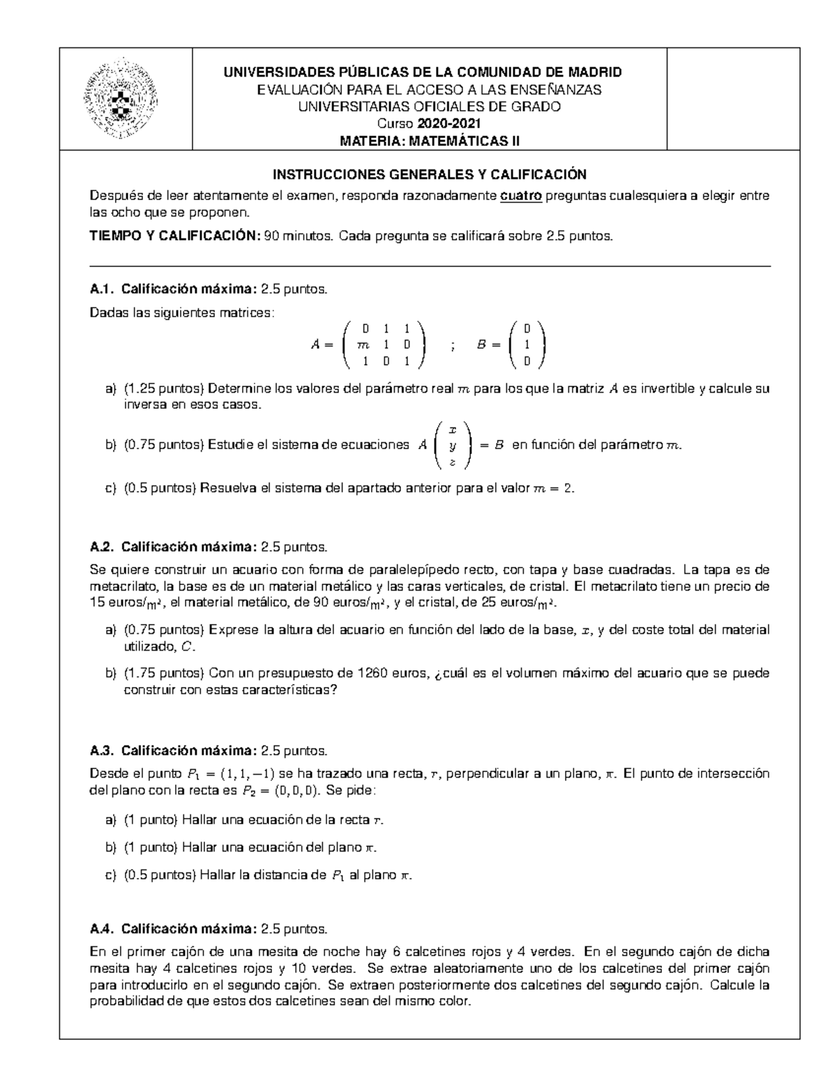Matem Áticas-ii-5 - UNIVERSIDADES P ́UBLICAS DE LA COMUNIDAD DE MADRID ...