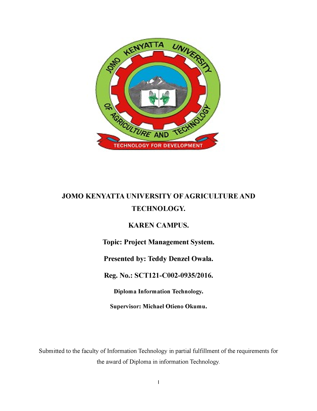 phd in project management kenyatta university