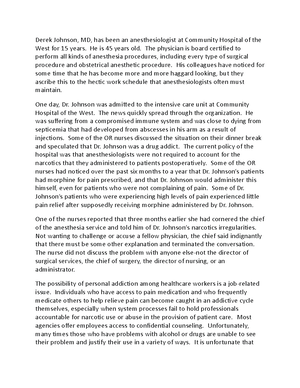Ch. 12 case study - n/a - Mike is a nurse working in the newborn ...