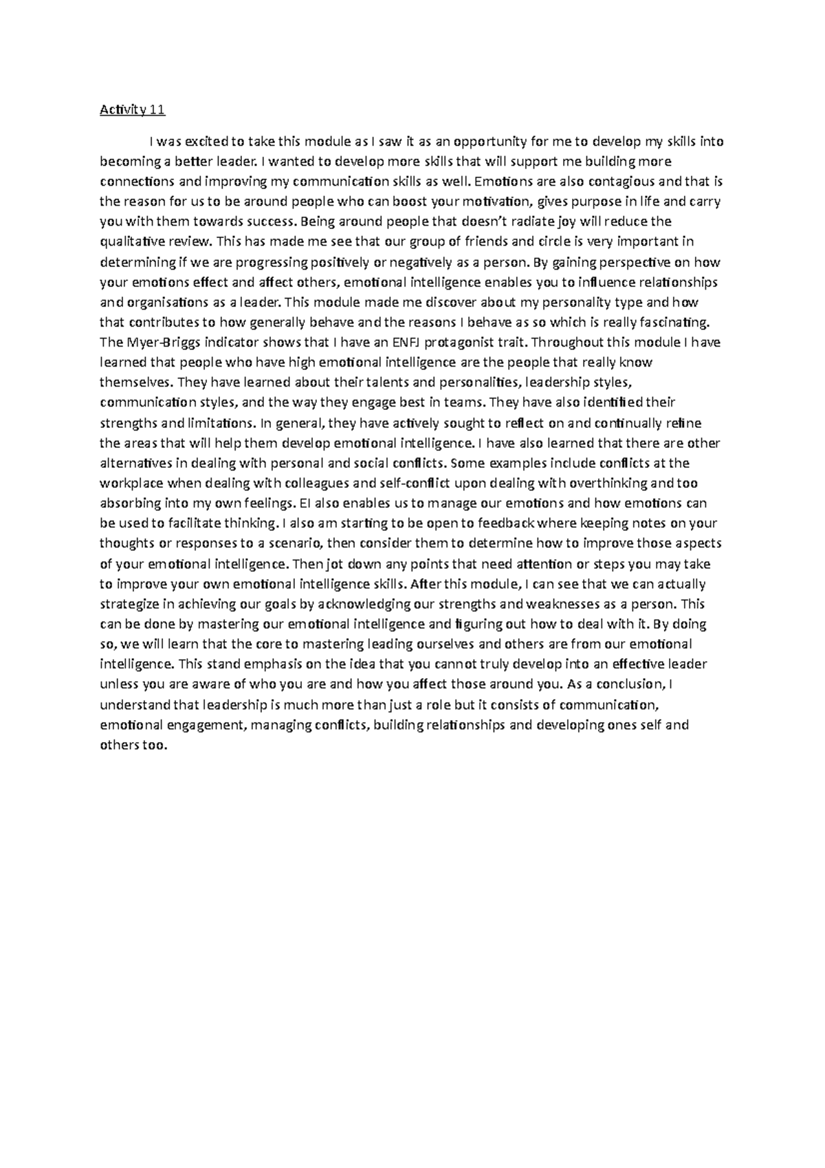 Reflection Lamps 1 - Activity 11 I was excited to take this module as I ...