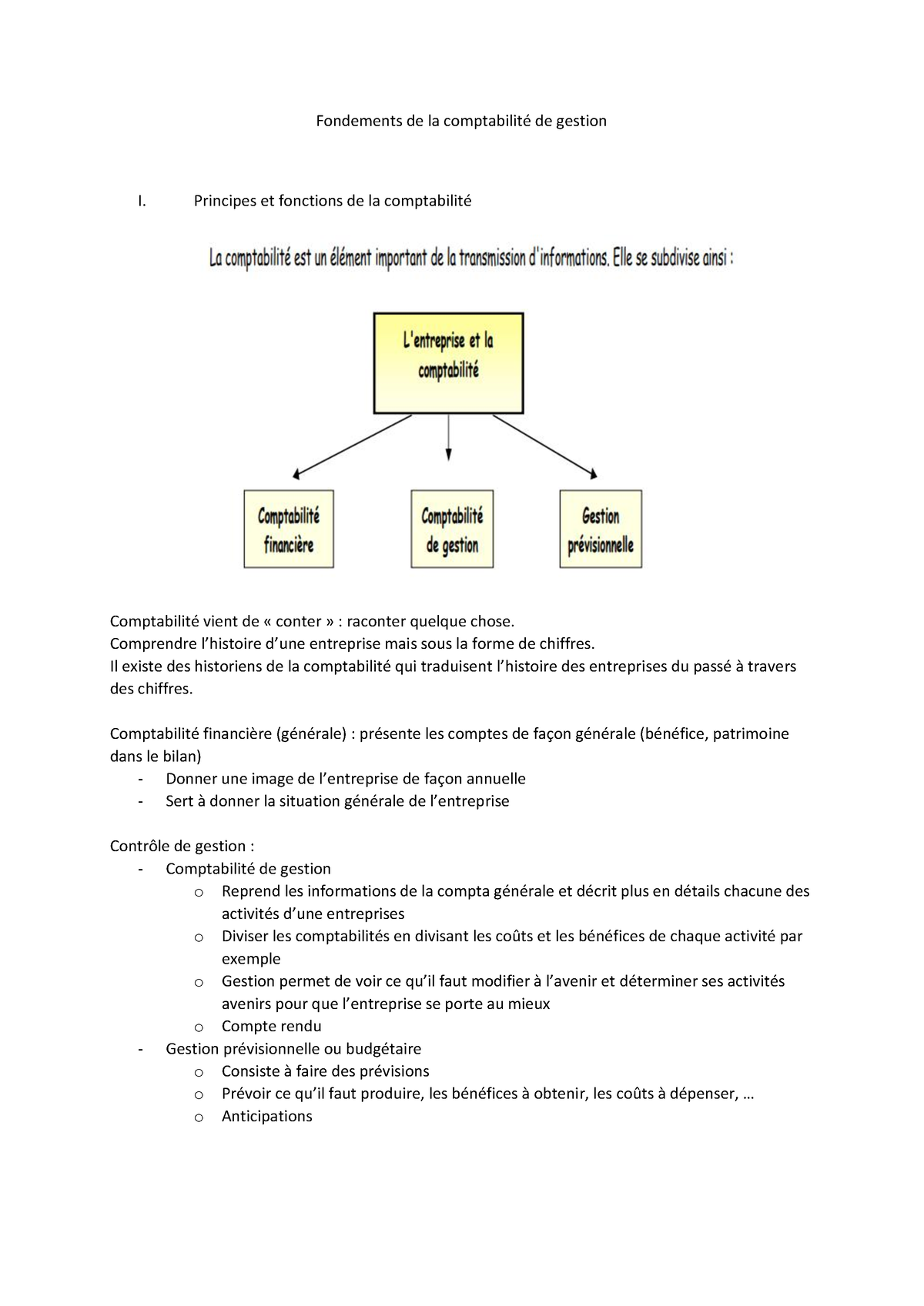 Fondements De La Comptabilité De Gestion - Principes Et Fonctions De La ...