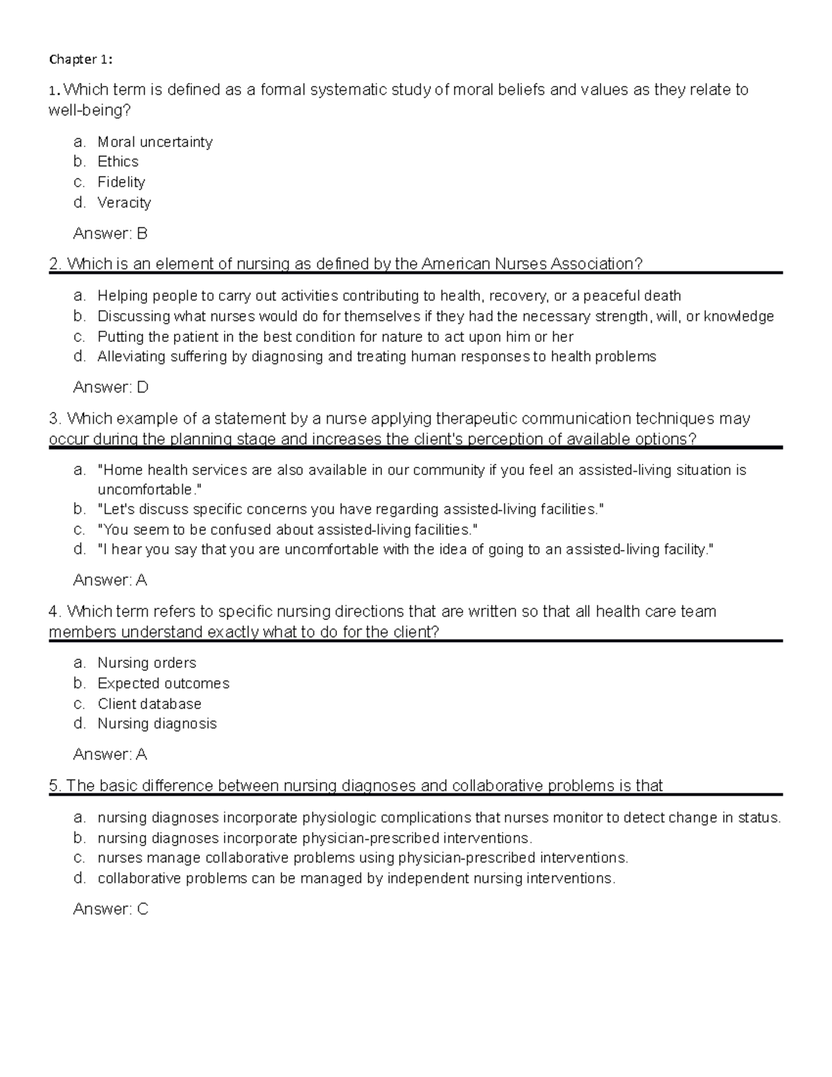 Transition Ch 1 - review quesitons - Chapter 1: Which term is defined ...