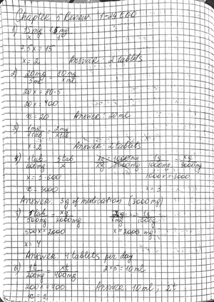 Math for allied health 109 - 81 PROJECT: PROPORTION APPLICATIONS ...